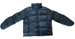 Polo Ralph Lauren gesteppte Daunen gefütterte Jacke schwarz Puffy Herren Gr. Large - Bild 1 von 13