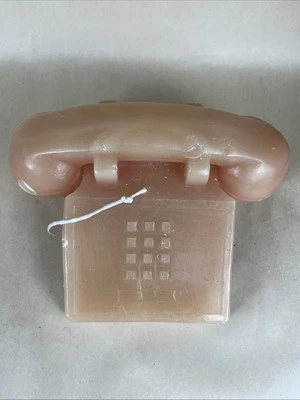 Único Teléfono Decorativo Rosa Vela Retro Vintage Pulsador en Forma de 2.5 Lb Foto 1 de 4