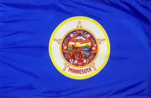 NEW 2ftx3ft MINNESOTA STATE YARD 2 X 3 FLAG - Picture 1 of 3