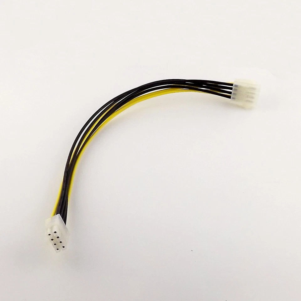 8 Pin 12V Male to Female Extension Cable Power EPS P4 ATX Motherboard CPU 30cm - Image 1 of 1