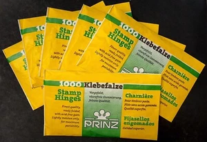 5+1 free Prinz postzegel plakkers 1000 pcs charnières stamp hinges Klebefälze - Picture 1 of 1