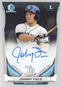 A7638- 2014 Bowman Chrome Prospect Autographs #BCAPJF Johnny Field Auto - NM-MT - Picture 1 of 2