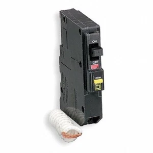 Square D QOB115AFI 120/240V 15A 1P Miniature Circuit Breaker - Picture 1 of 3