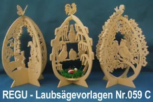 REGU - Laubsägevorlagen N 059 C "erzgeb. Aufsteller für Ostern" - tolle Vorlagen - Bild 1 von 12