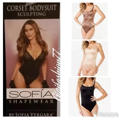 Women's Sculpting Corset Thong BODYSUIT from Sofia Intimates - Image 1 of 4