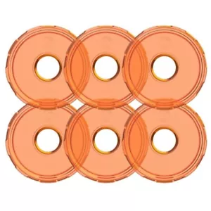 KC HILITES Cyclone V2 Replacement Set of 6 - Amber - Picture 1 of 6