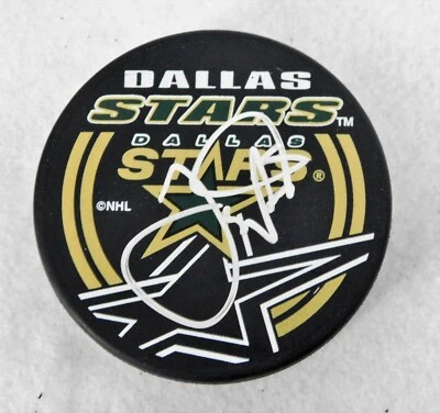 Disco de hockey firmado por Joe Nieuwendyk Dallas Stars JSA autenticado Foto 1 de 3