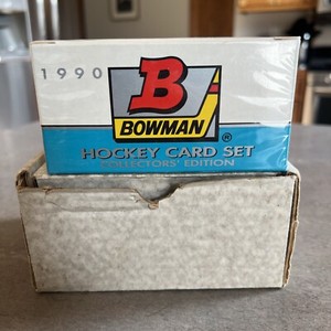 1990-91 BOWMAN TIFFANY NHL HOCKEY SET  FACTORY SEALED  2740/5000 + Outer Boxes