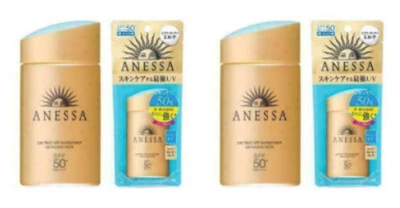 2 x Anessa Perfect UV Protector Solar Cuidado de la Piel Leche SPF50+ PA++++ 20 ml. Foto 1 de 3