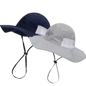 Kids Sun Hat Wide Brim UV Protection Summer Beach Hat for Girls Boys Adjustab... - Picture 1 of 7