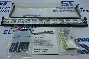 LEVITON CAT 6A586-U24 6A586-U24 eXtreme 6+ Universal Patch Panel NEW Original - Picture 1 of 4