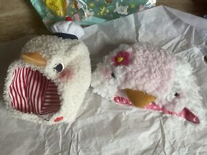 Kaczka i pingwin czapki _ różowo-mleczno-białe Dla lalki Neo Blythe_ Dress Up
