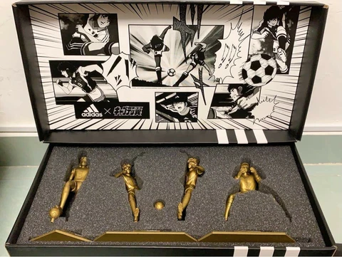 Adidas x Captain Tsubasa Hyuga Genzo Taro Oozora Figure set of 4 Cover