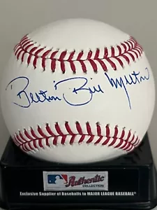 BILL MELTON "BELTIN" CHICAGO WHITE SOX SIGNED OML BASEBALL - Picture 1 of 1