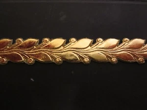 Wachsornament, Wachskunst, Borte B03, gold, Kerze selbst gestalten - Picture 1 of 1