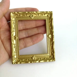 1:12 Scale Retro Photo Frames for Dollhouse Decor DIY Mini Ornament Accessories - Imagen 1 de 20