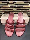 Rothy’s The Triple Band Sandal in Sangria Size 12