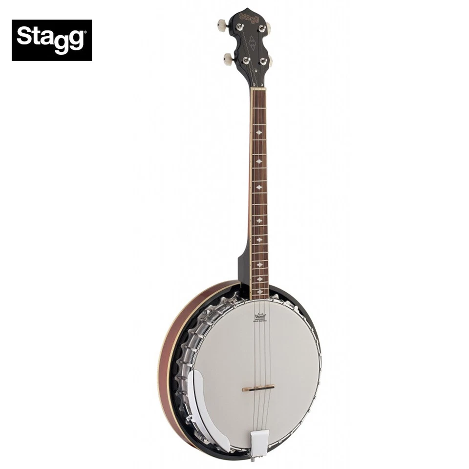 Stagg 4-String Bluegrass Tenor Banjo w/ Remo Head - BJM30 4DL - Image 1 of 1