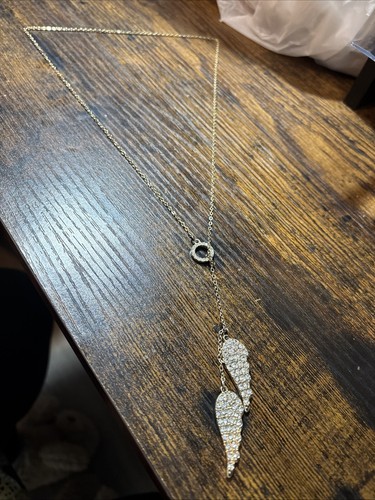 UNDERCOVER Collana con ciondolo ali d'angelo oro Victoria's Secret edizione limitata oro rara