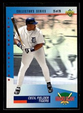 1993  Upper Deck Denny's Grand Slam Holograms Cecil Fielder #25 Tigers