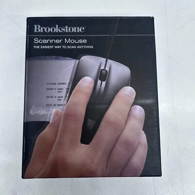 Brookstone Scanner Mouse Easiest Way to Scan Anything OCR Technology New Nob - Image 1 of 4