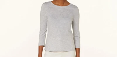 Frogbox Langarmshirt Grau Art.:242-819955 Gr.:38,40,42,44 VP 89,00€ - Bild 1 von 4