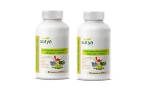 Cafe Verde Garcinia Chitosan Picolinato de Cromo 650 mg 2x90 capsulas SOTYA - Imagen 1 de 1