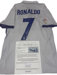 Cristiano Ronaldo Signed Autographed Jersey Real Madrid Luka Modric LOA - Picture 1 of 7