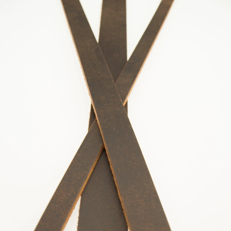 Crazy Horse Buffalo Leather Straps_Strips_8/9 oz. Belt Blanks - Image 1 of 1