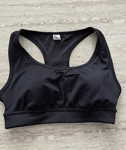 FILA SPORT Performance Running Medium-Impact Sports Bra Size Small Black - Picture 1 of 7