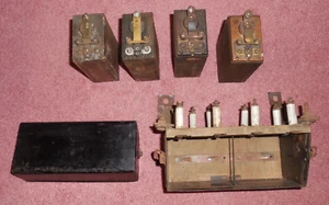 Model T Ford Ignition Coil Box With Coils & Lid Vintage Antique 1915 1916 1917 - Picture 1 of 5