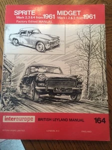 Sprite Mark 2, 3 & 4 Midget Mark 1, 2 & 3 Factory Edited Manual 901610410 Isbn - Picture 1 of 11