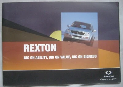 2006 Ssangyong Rexton Brochure including price list - Image 1 of 4