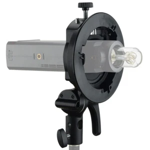 Portable Flash S-type Holder Speedlite Bracket with Bowens Mount C5N9 - Picture 1 of 4