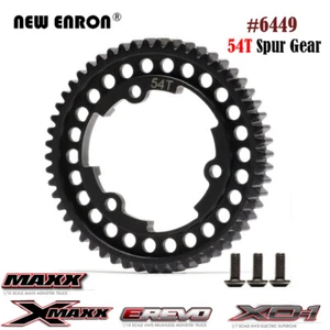 6449 54T 1.0M Steel Main Spur Gear For RC Traxxas XMaxx XO-1 ERevo 2.0 MAXX XRT - Picture 1 of 6