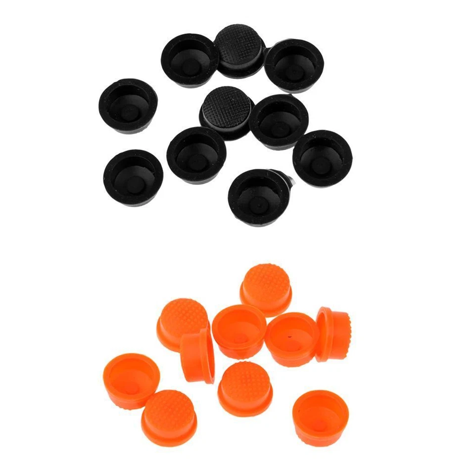 10Pcs Rubber Replacement Led Flashlight Lamp Light Button Cover Cap - Image 1 of 1