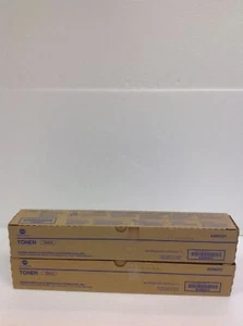 2x New Genuine Konica Minolta Tn513 Black Toner Cartridge A33k031 FREE SHIPPING - Picture 1 of 15
