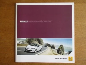 Renault Megane Coupe Cabriolet UK Sales Brochure (2010) - Picture 1 of 13