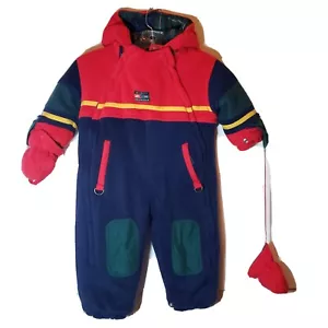 Vintage 90’s Le Petit by Rothschild Snow Suit W/Gloves 24M Toddler/Kid’s - Bild 1 von 11