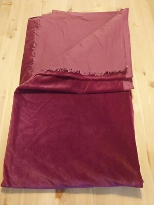 Samt Stoff Meterware Schwer, Bordeaux, Weinrot, 290x135, Weihnachten Deko Nähen - Bild 1 von 2