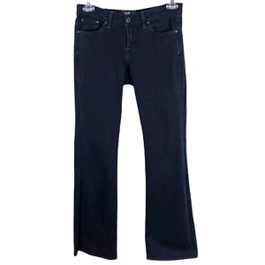Lucky Brand Jeans Mid Rise Slight Flare Leg Dark Blue Wash Size 6 - Picture 1 of 5