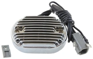 CHROME! Harley Regulator/Rectifier 38AMP FITS 01-06 SOFTAIL 74610-01 & 74540-01 - Picture 1 of 1