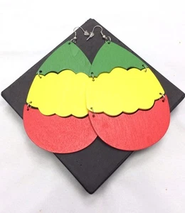 Empress Royalty Earring Rasta Bob Marley Reggae One Love Jamaica Irie New Style - Picture 1 of 12