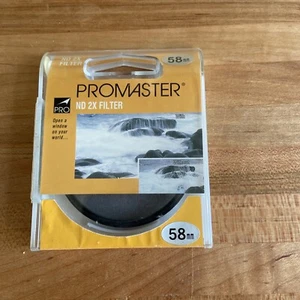Promaster 58mm Camera Filter ND 2X New In Package Japan - Picture 1 of 2