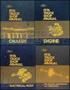 Ford Truck Shop 1976 set manual 76 F100-F350 camioneta pickup E100-E350 furgoneta Bronco - Imagen 1 de 1