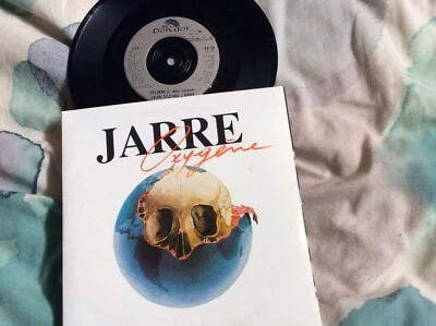 Jean Michel Jarre 7” Vinyl Oxygene IV 4 Remix PO55 B/W Industrial Revolution - Image 1 of 2