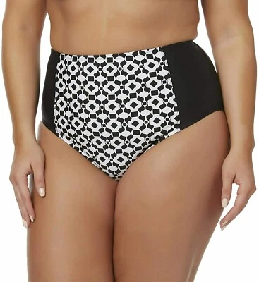 Novo Joe Boxer 3X Plus Size Biquíni Cintura Alta Maiô Cobertura Total - Imagem 1 de 2