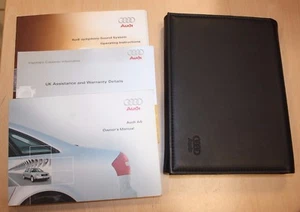AUDI A6 2001 HANDBOOK INC USER MANUAL AND WALLET - Picture 1 of 1