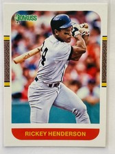 2021 Donruss Rickey Henderson New York Yankees #247 Retro 1987 Varation