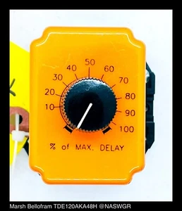 Marsh Bellofram TDE120AKA48H time relay ~ used, cleaned & inspected - Picture 1 of 4